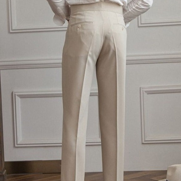 Riviera Old Money Trousers – Mediterranean Sophistication