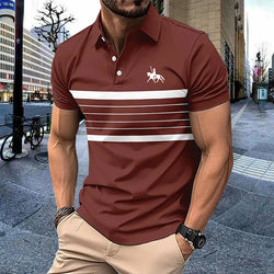 Ellister  Stripes Edition Polo Shirt – Premium Casual Elegance for Men