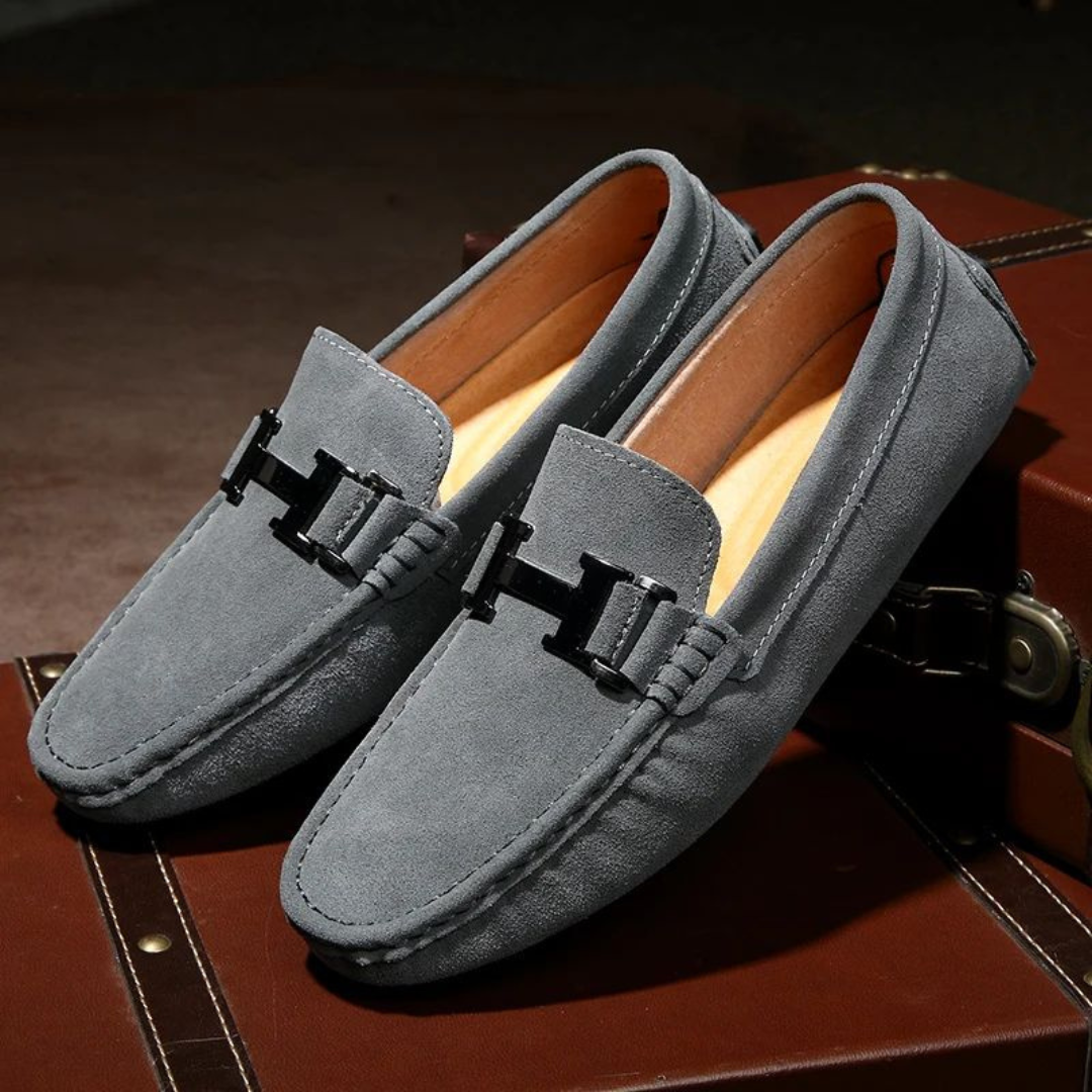 Men's Classic Suede Loafers - Breathable & Stylish
