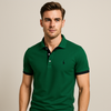 Slim Fit Polo Shirt with Giraffe Embroidery – Premium Summer Style