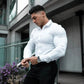 White Ellister Fit Long Sleeve