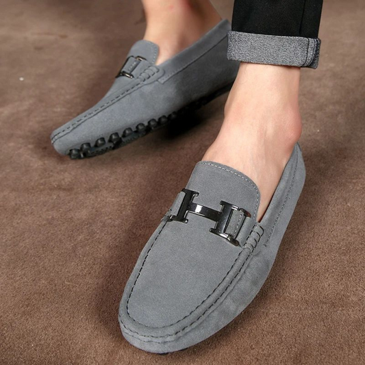 Men's Classic Suede Loafers - Breathable & Stylish