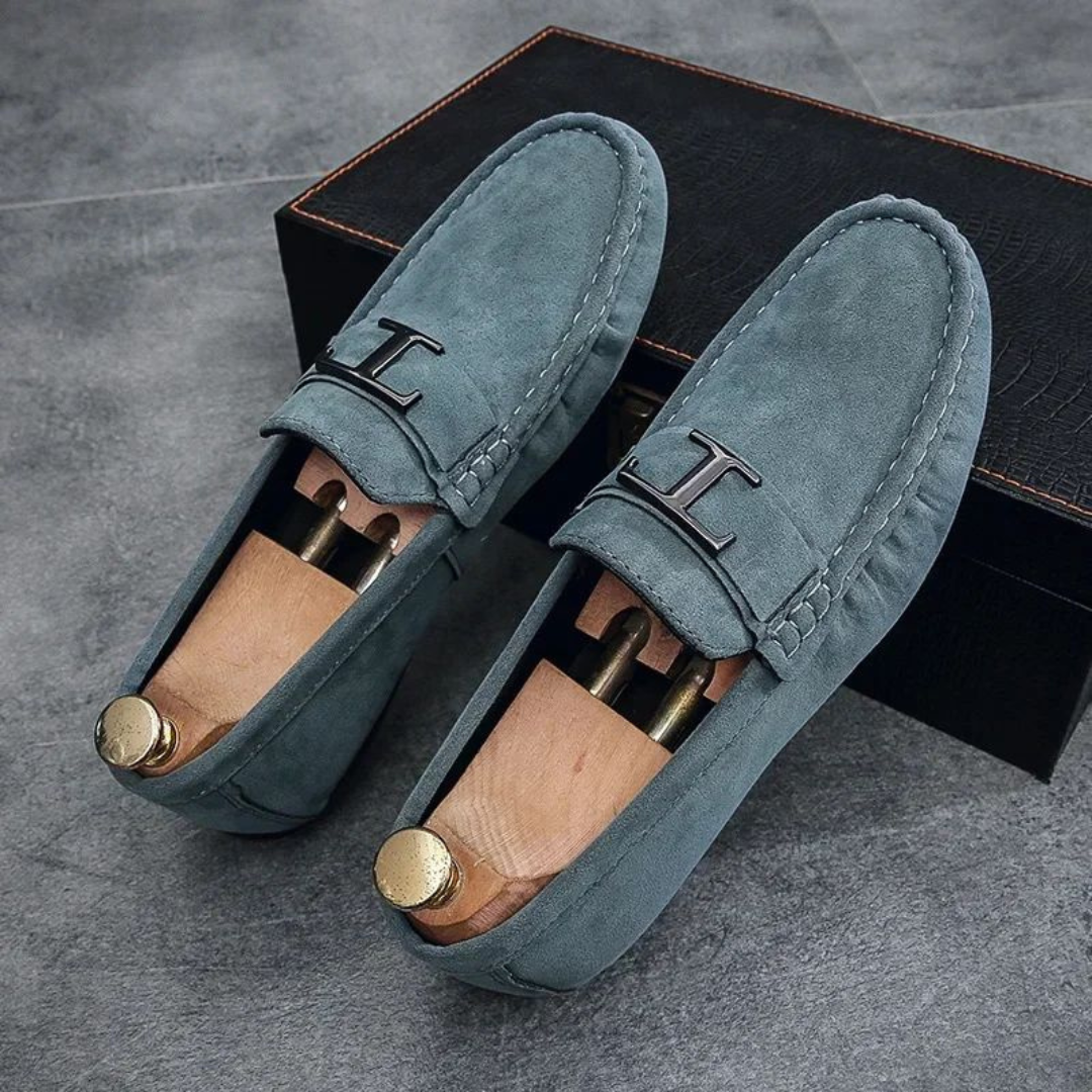 Men's Fashion Slip-On Loafers - Soft Sole Comfort