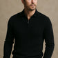 Striped Knit Polo Jumper
