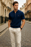 Savile Polo Shirt – Luxury Old Money Style Men’s Fashion from London
