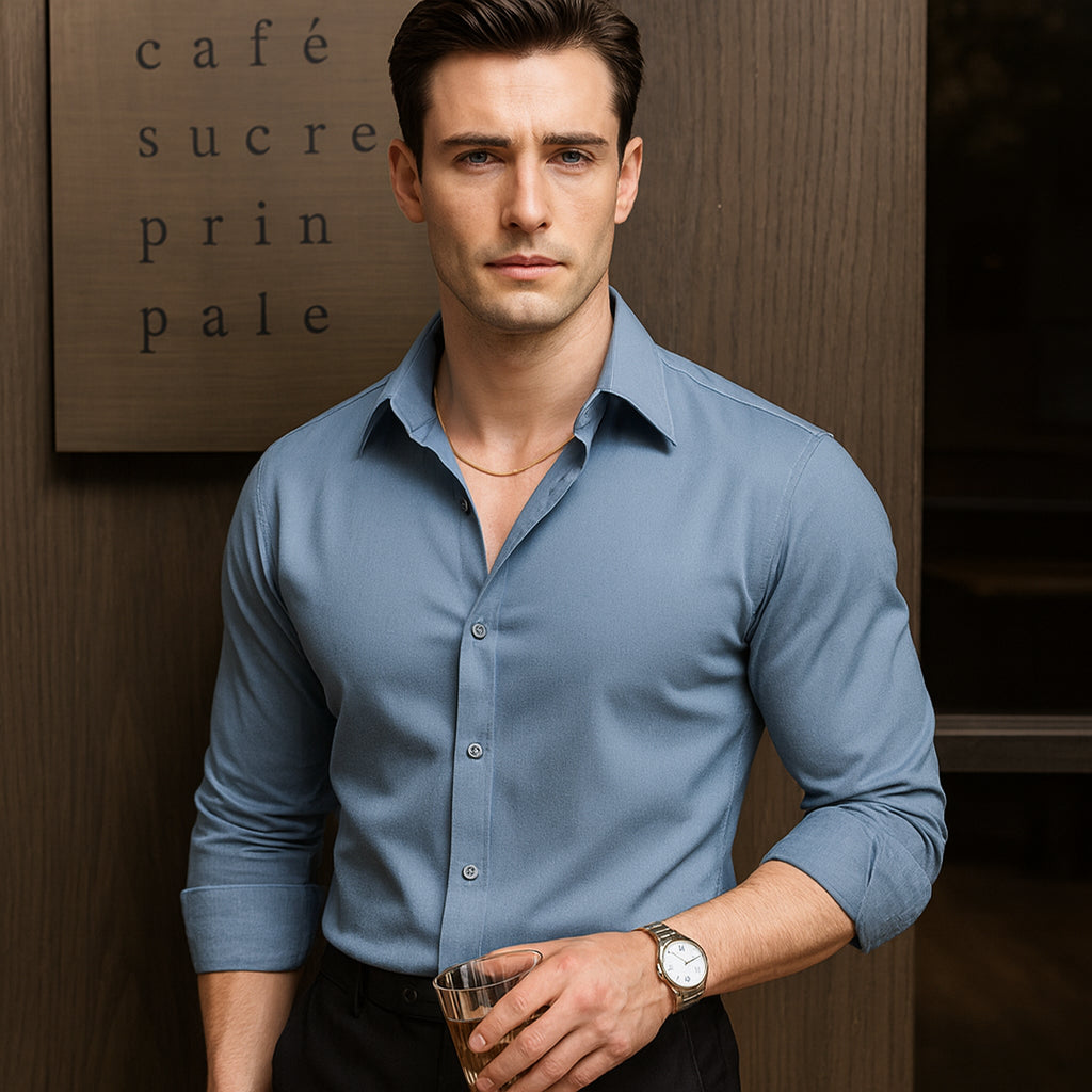 Alexander's Premium Timeless White Dress Shirt by Ellister