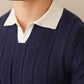 Ellister Kensington Contrast V-Neck Polo