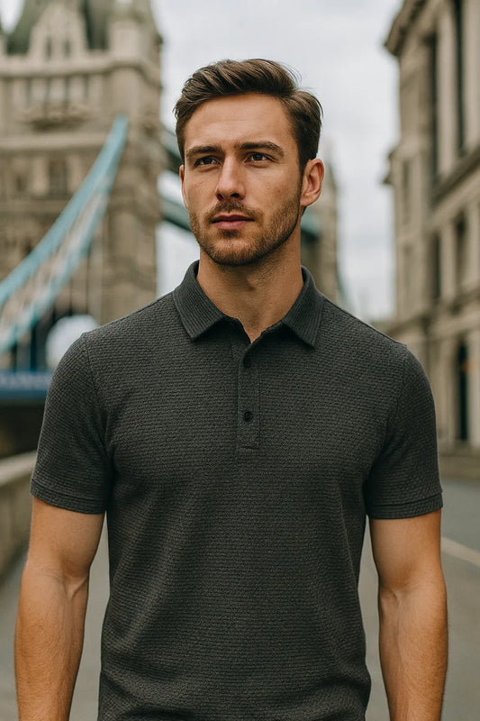 The Horizon Polo Men’s Business-Casual Polo Shirt,