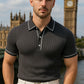 The Riviera Men’s Slim Fit Knit Polo Shirt – Casual Summer Elegance with Breathable Comfort
