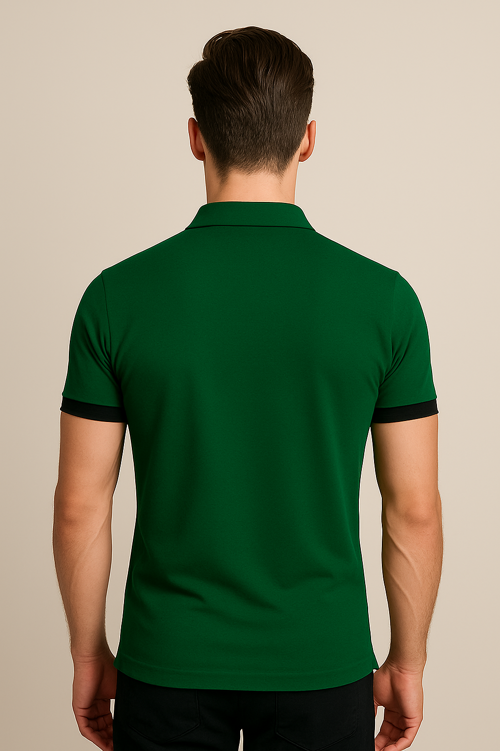 Slim Fit Polo Shirt with Giraffe Embroidery – Premium Summer Style