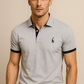 Slim Fit Polo Shirt with Giraffe Embroidery – Premium Summer Style