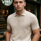 London Classic Knit Polo – Men’s Slim Fit Short Sleeve Shirt