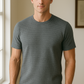 Men’s Luxury Textured T-Shirt – Timeless Old Money Elegance in Casual Fashion