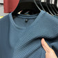 Men’s Luxury Textured T-Shirt – Timeless Old Money Elegance in Casual Fashion