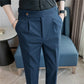 Naples Linen-Cotton Men's Breathable Suit Pants