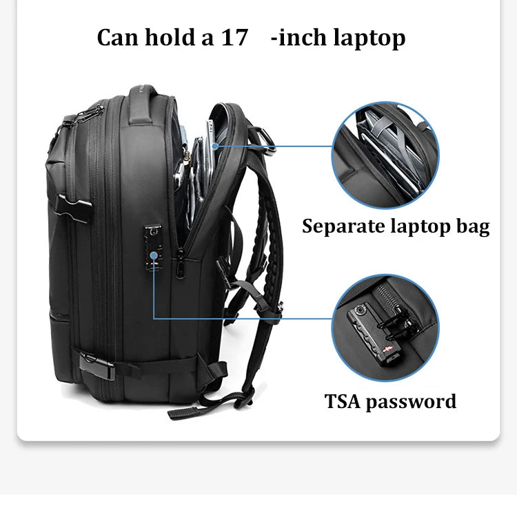 Ultimate  SlimFit Tech-Guard™ Laptop Backpack with Compression Function