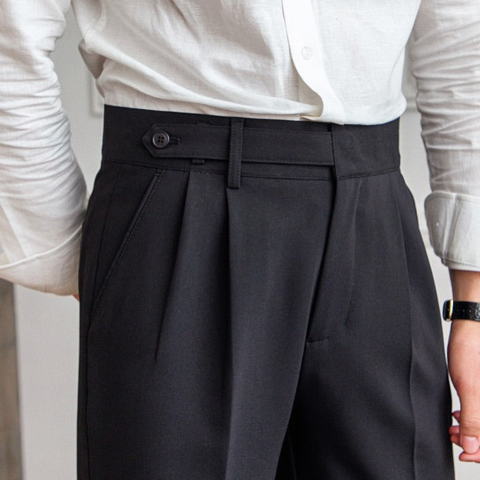 Riviera Old Money Trousers – Mediterranean Sophistication