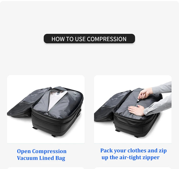 Ultimate  SlimFit Tech-Guard™ Laptop Backpack with Compression Function