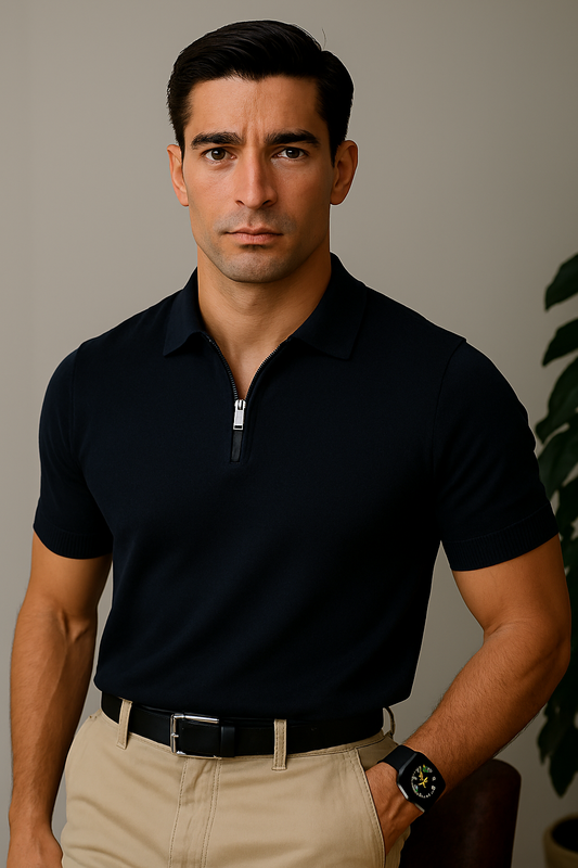 Savile Cotton Polo – Effortless Grace, Refined Comfort