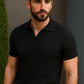 Belgravia Knit Polo – Refined Texture, Timeless Ease