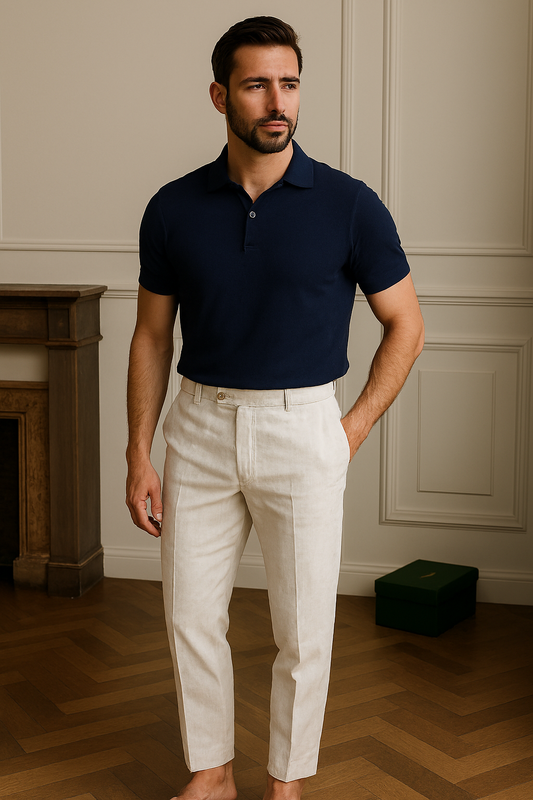 Riviera Old Money Linen Trousers – Lightweight Summer Elegance