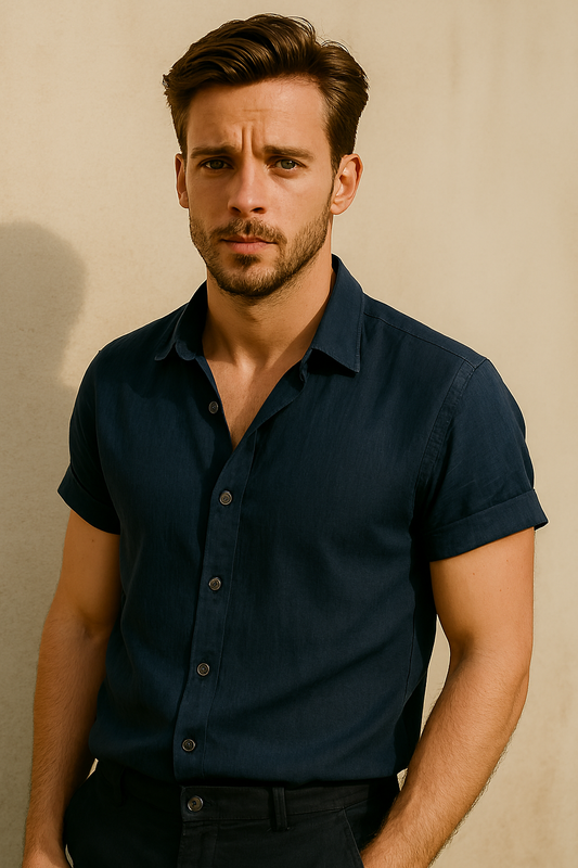 Mayfair Linen Shirt – Crisp Lines, Effortless Poise