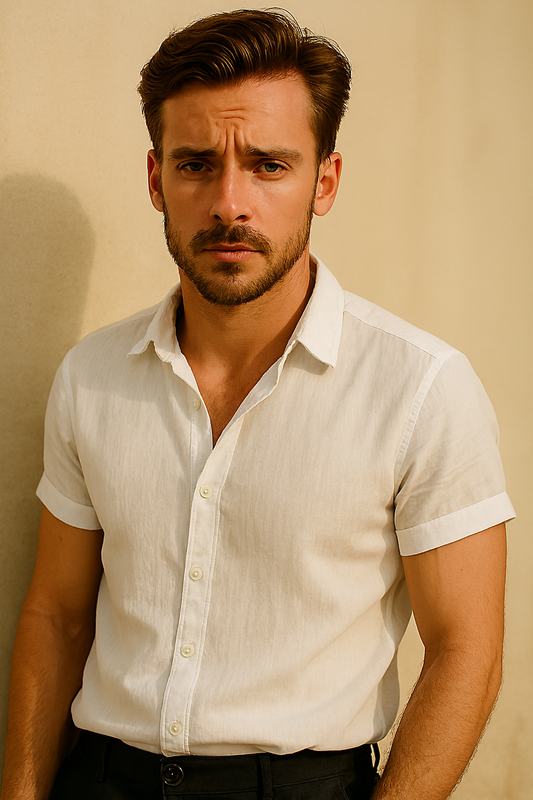 Mayfair Linen Shirt – Crisp Lines, Effortless Poise