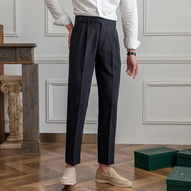 Riviera Old Money Trousers – Mediterranean Sophistication